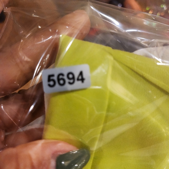 Ann Klein Green and White Color Block Striped Sleeveless Dress Fits M - Picture 12 of 12